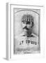 St. Louis, MO, St. Louis Browns, Doc Bushong, Baseball Card-Lantern Press-Framed Art Print