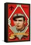 St. Louis, MO, St. Louis Browns, Frank LaPorte, Baseball Card-Lantern Press-Framed Stretched Canvas