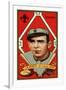 St. Louis, MO, St. Louis Browns, Frank LaPorte, Baseball Card-Lantern Press-Framed Art Print