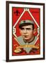 St. Louis, MO, St. Louis Browns, Frank LaPorte, Baseball Card-Lantern Press-Framed Art Print