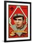 St. Louis, MO, St. Louis Browns, Frank LaPorte, Baseball Card-Lantern Press-Framed Art Print