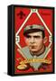 St. Louis, MO, St. Louis Browns, Frank LaPorte, Baseball Card-Lantern Press-Framed Stretched Canvas