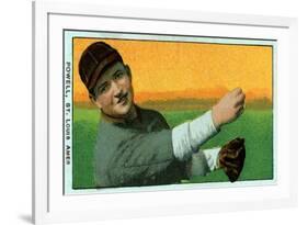 St. Louis, MO, St. Louis Browns, Jack Powell, Baseball Card-Lantern Press-Framed Art Print