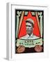 St. Louis, MO, St. Louis Browns, Joe Lake, Baseball Card-Lantern Press-Framed Art Print