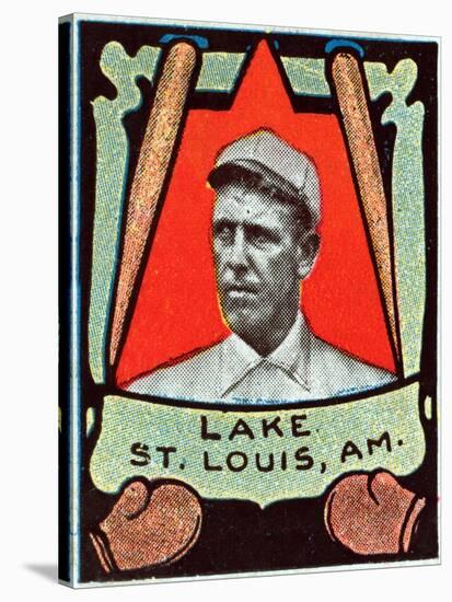 St. Louis, MO, St. Louis Browns, Joe Lake, Baseball Card-Lantern Press-Stretched Canvas