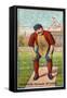 St. Louis, MO, St. Louis Browns, Jumbo McGinnis, Baseball Card-Lantern Press-Framed Stretched Canvas