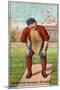 St. Louis, MO, St. Louis Browns, Jumbo McGinnis, Baseball Card-Lantern Press-Mounted Art Print