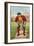 St. Louis, MO, St. Louis Browns, Jumbo McGinnis, Baseball Card-Lantern Press-Framed Art Print