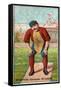 St. Louis, MO, St. Louis Browns, Jumbo McGinnis, Baseball Card-Lantern Press-Framed Stretched Canvas