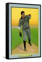 St. Louis, MO, St. Louis Browns, Rube Waddell, Baseball Card-Lantern Press-Framed Stretched Canvas