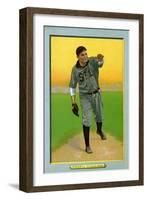 St. Louis, MO, St. Louis Browns, Rube Waddell, Baseball Card-Lantern Press-Framed Art Print