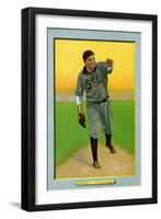 St. Louis, MO, St. Louis Browns, Rube Waddell, Baseball Card-Lantern Press-Framed Art Print