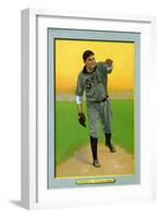 St. Louis, MO, St. Louis Browns, Rube Waddell, Baseball Card-Lantern Press-Framed Art Print