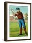 St. Louis, MO, St. Louis Browns, Tip O'Neil, Baseball Card-Lantern Press-Framed Art Print