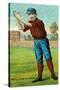 St. Louis, MO, St. Louis Browns, Tip O'Neil, Baseball Card-Lantern Press-Stretched Canvas