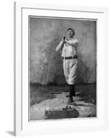 St. Louis, MO, St. Louis Browns, W. H. Robinson, Baseball Card-Lantern Press-Framed Art Print