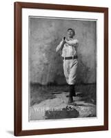 St. Louis, MO, St. Louis Browns, W. H. Robinson, Baseball Card-Lantern Press-Framed Art Print