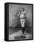 St. Louis, MO, St. Louis Browns, W. H. Robinson, Baseball Card-Lantern Press-Framed Stretched Canvas