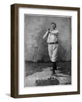 St. Louis, MO, St. Louis Browns, W. H. Robinson, Baseball Card-Lantern Press-Framed Art Print