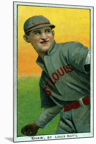 St. Louis, MO, St. Louis Cardinals, Al Shaw, Baseball Card-Lantern Press-Mounted Art Print