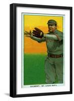 St. Louis, MO, St. Louis Cardinals, Billy Gilbert, Baseball Card-Lantern Press-Framed Art Print