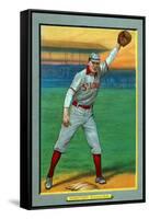 St. Louis, MO, St. Louis Cardinals, Ed Konetchy, Baseball Card-Lantern Press-Framed Stretched Canvas