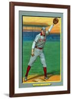 St. Louis, MO, St. Louis Cardinals, Ed Konetchy, Baseball Card-Lantern Press-Framed Art Print