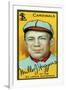 St. Louis, MO, St. Louis Cardinals, Miller Huggins, Baseball Card-Lantern Press-Framed Art Print