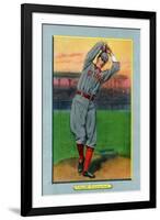 St. Louis, MO, St. Louis Cardinals, Slim Sallee, Baseball Card-Lantern Press-Framed Art Print