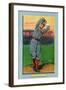 St. Louis, MO, St. Louis Cardinals, Slim Sallee, Baseball Card-Lantern Press-Framed Art Print