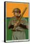 St. Louis, MO, St. Louis Cardinals, Steve Evans, Baseball Card-Lantern Press-Framed Stretched Canvas