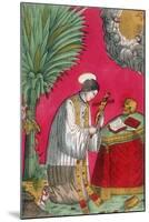 St Louis of Gonzaga, Italian Saint and Protector of Young Students, 19th Century-null-Mounted Giclee Print