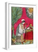 St Louis of Gonzaga, Italian Saint and Protector of Young Students, 19th Century-null-Framed Giclee Print