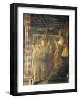 St. Louis of Toulouse Ordained Bishop by Pope Boniface VIII, 1461-1466-Benedetto Bonfigli-Framed Giclee Print