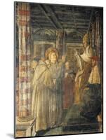 St. Louis of Toulouse Ordained Bishop by Pope Boniface VIII, 1461-1466-Benedetto Bonfigli-Mounted Giclee Print