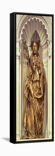 St. Louis of Toulouse, Sculpture by Donatello, 1424-null-Framed Stretched Canvas