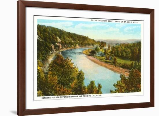 St. Louis River, Fond-du-Lac, Minnesota-null-Framed Premium Giclee Print
