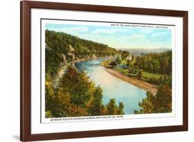 St. Louis River, Fond-du-Lac, Minnesota-null-Framed Premium Giclee Print