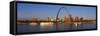 St. Louis Skyline-null-Framed Stretched Canvas