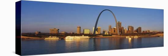 St. Louis Skyline-null-Stretched Canvas