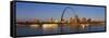 St. Louis Skyline-null-Framed Stretched Canvas