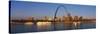 St. Louis Skyline-null-Stretched Canvas
