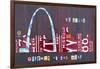 St. Louis Skyline-Design Turnpike-Framed Giclee Print