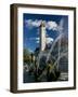 St. Louis Union Station and Milles Fountain, St. Louis, Missouri-Walter Bibikow-Framed Photographic Print