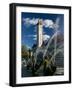 St. Louis Union Station and Milles Fountain, St. Louis, Missouri-Walter Bibikow-Framed Photographic Print