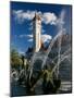 St. Louis Union Station and Milles Fountain, St. Louis, Missouri-Walter Bibikow-Mounted Photographic Print