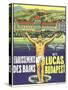 St. Lucas, Budapest Luggage Label-null-Stretched Canvas