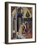 St Lucia Distributing Alms to the Poor, from Stories of St Lucia, 1410-Jacobello del Fiore-Framed Giclee Print