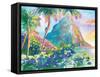 St. Lucia Rainbow Palette-Anne Ormsby-Framed Stretched Canvas