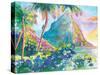 St. Lucia Rainbow Palette-Anne Ormsby-Stretched Canvas